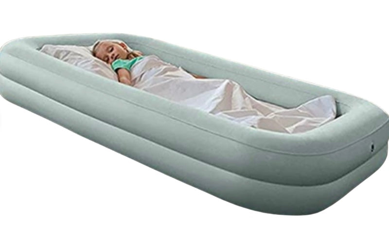 Children’s Inflatable Mattress Travel Cot 3-8 Years / Intex / Mint